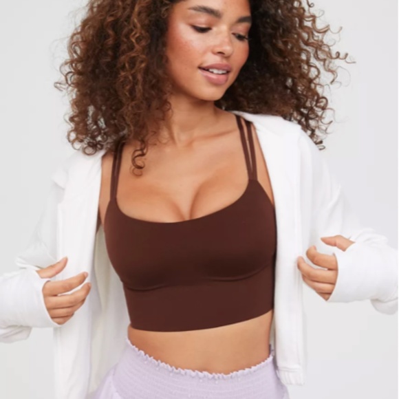 aerie Other - OFFLINE By Aerie Real Me Hold Up! Sports Bra Brown